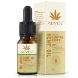 Aliver Herbel Organic Hemp Seed Oil Massage Essential Oil CBD Oil Soomthing Pressure Pain Improve Sleep Body Relieve Stress