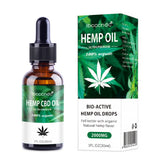 15ml 100% Organic Hemp CBD Oil 2000mg Bio-active Hemp Seeds Oil Extract Drop for Pain Relief Reduce Anxiety Better Sleep Essence