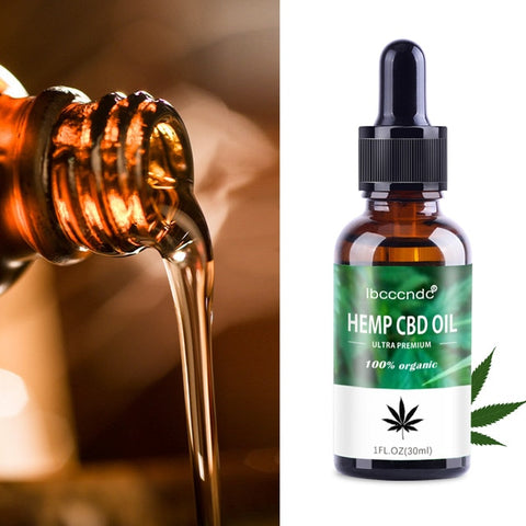 15ml 100% Organic Hemp CBD Oil 2000mg Bio-active Hemp Seeds Oil Extract Drop for Pain Relief Reduce Anxiety Better Sleep Essence